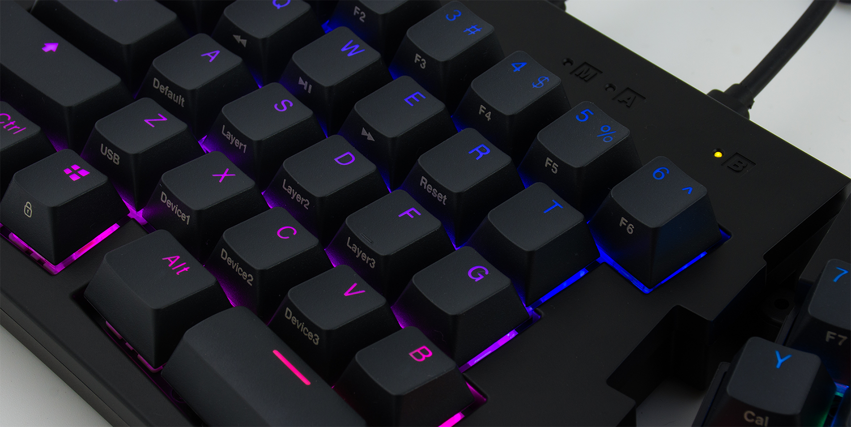 MD600 Alpha BT RGB Black(Transparent) | Mistel Keyboard